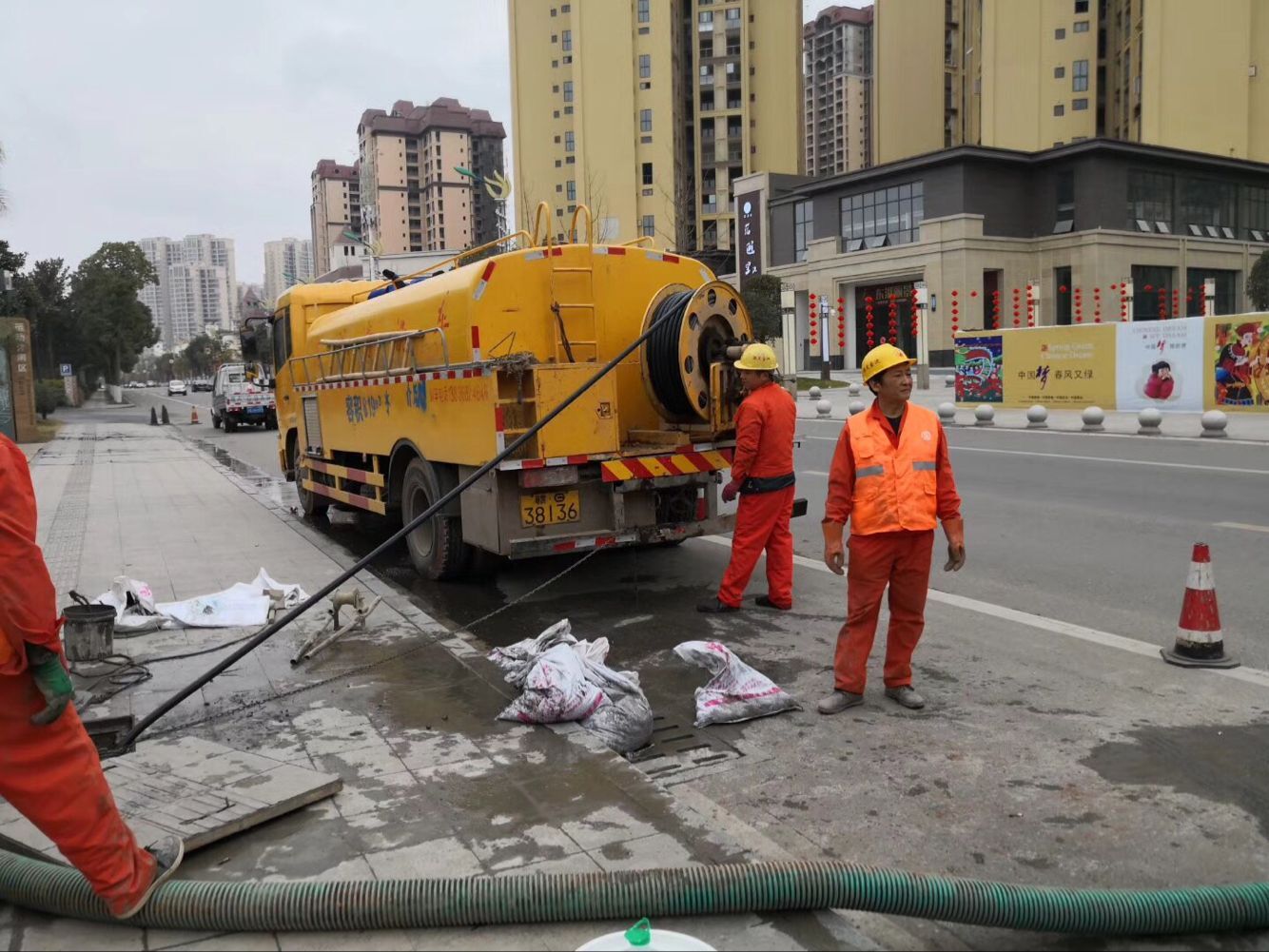 久治排污管道清淤-管道清洗