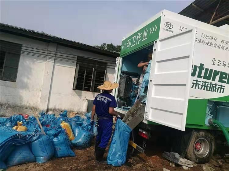 久治工业污泥压干处理